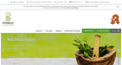 Desktop Screenshot of primus-apotheken.de